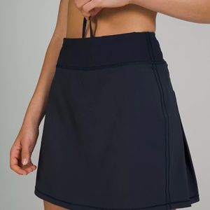 Navy Blue Pace Rival Mid-Rise Skirt Long Lululemon
